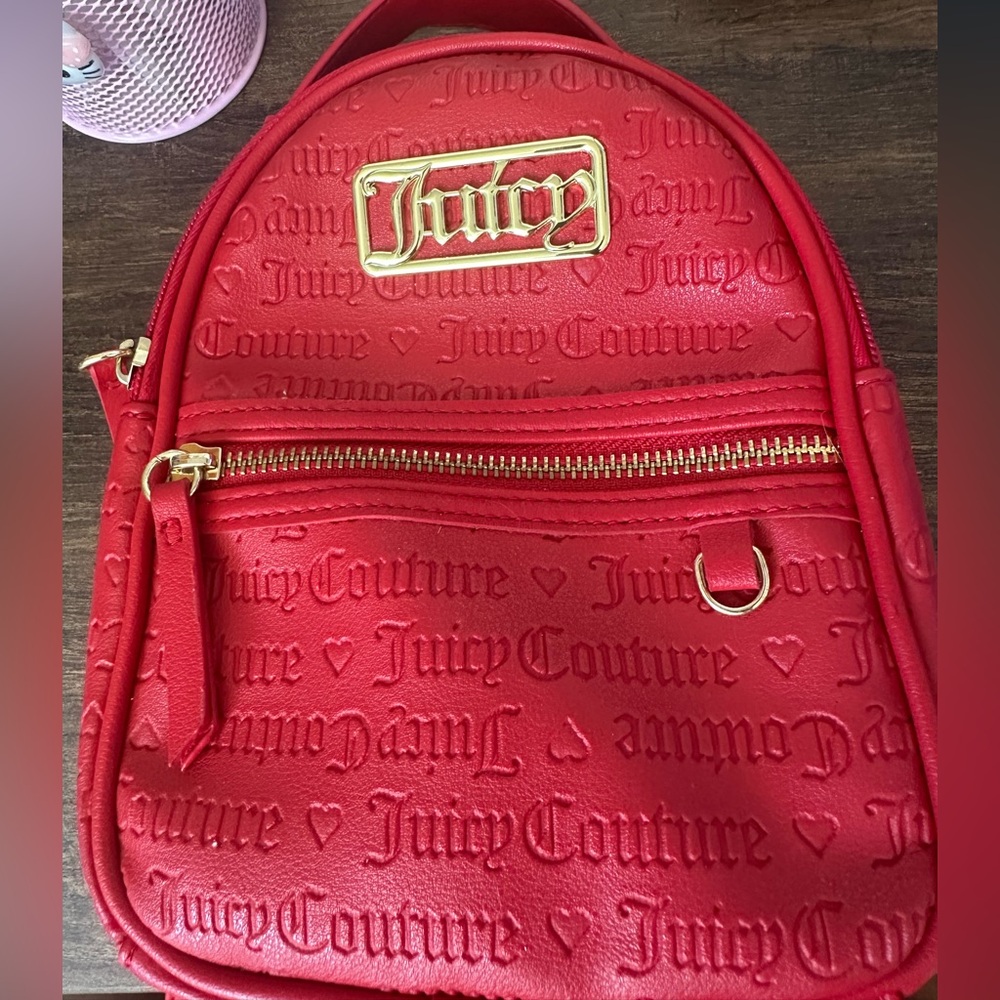Juicy Couture mini backpack / Red